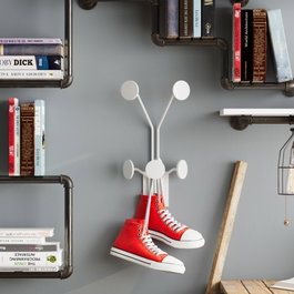 Wallity Giraffe-B Gancho de pared metálico Blanco